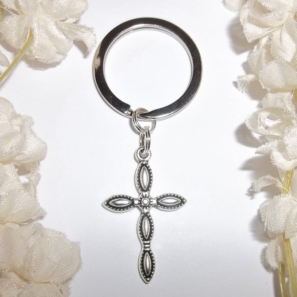wvluckygirl Accessories Keychain Cross Keychain Unisex Keychain